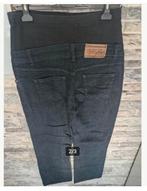 Donkerblauwe zwangerschapsbroek met zwarte band Maat 38 h3, Kleding | Dames, Positiekleding, Maat 38/40 (M), Blauw, Miss Etam