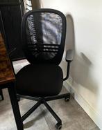 Flintan Bureaustoel met armleuningen, zwart van de IKEA, Huis en Inrichting, Bureaustoelen, Ophalen, Zo goed als nieuw, Zwart