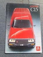 folder Citroën C15 modeljaar 1990 NL, Ophalen of Verzenden, Zo goed als nieuw, Citroën