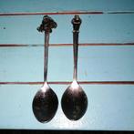 Suske en Wiske theelepels Arthur en Lambik, Verzamelen, Ophalen, Suske en Wiske, Gebruikt, Gebruiksvoorwerp