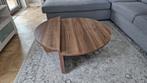 Salontafel rond walnoot kleur, Huis en Inrichting, Ophalen, Overige materialen, 50 tot 100 cm, Rond