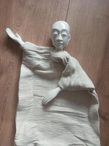 Monnik van Porselein en linnen - Art Cloth Harold Kreutzberg beschikbaar voor biedingen