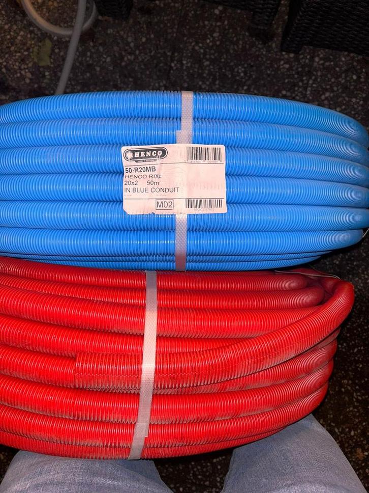 Henco buizen, Doe-het-zelf en Verbouw, Buizen en Afvoer, Nieuw, Overige typen, Overige materialen, 6 meter of meer, Ophalen of Verzenden