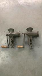 Vintage vleesmolens, Ophalen