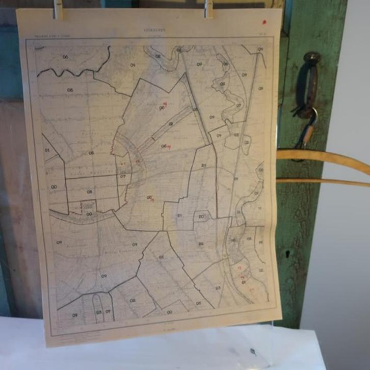 Kaart landkaart Vinkeveen 45,5 x 60 Defensie 1:25000, Boeken, Atlassen en Landkaarten, Gelezen, Landkaart, Nederland, 2000 tot heden