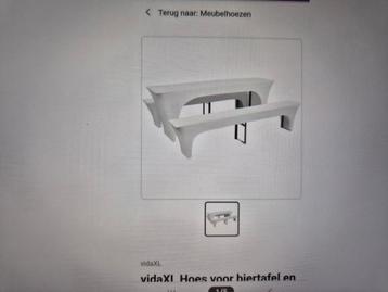 Stretch rokken voor biertafels en banken.  beschikbaar voor biedingen