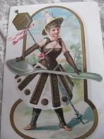 Antieke Reclame Kaart - Suchard Cacao 10.5 x 7 cm, Verzamelen, Verzenden, Gebruikt, Overige typen