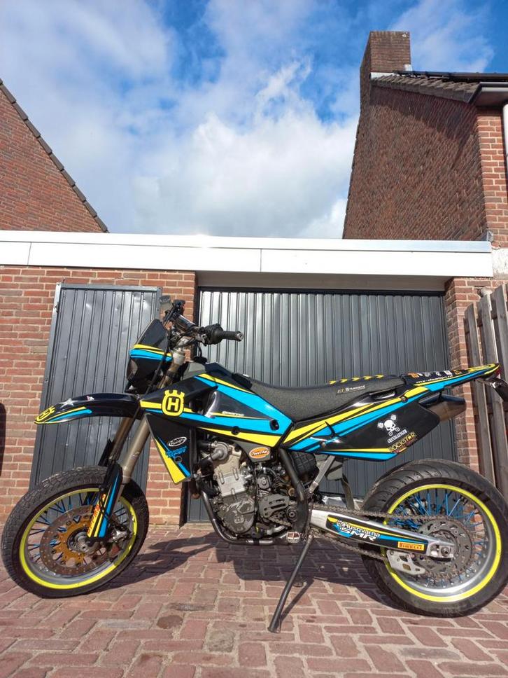 Husqvarna SM450 R, Motoren, Motoren | Husqvarna, Particulier, SuperMoto, 1 cilinder, Ophalen