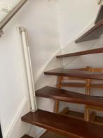 Gaterol Lite Wit uittrekbaar traphekje, Ophalen, Zo goed als nieuw, 100 tot 115 cm, Oprolhekje