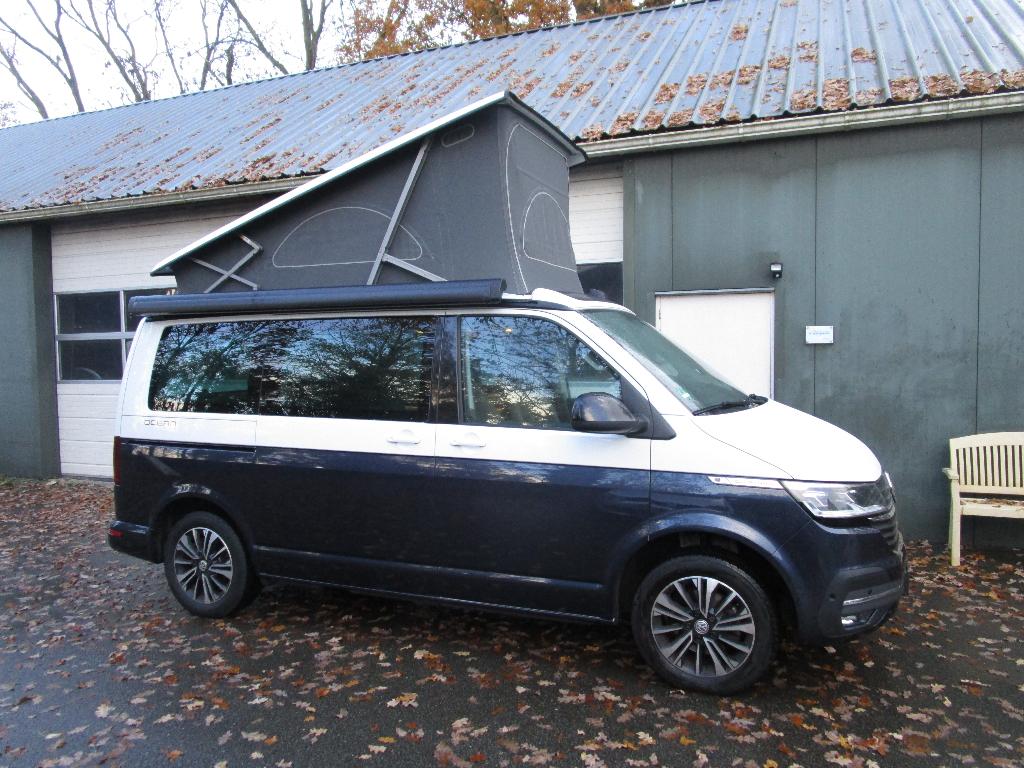 VW T 6.1 California Ocean 150 pk DSG, Caravans en Kamperen, Automaat, Buscamper of Camperbus, Volkswagen, Bedrijf
