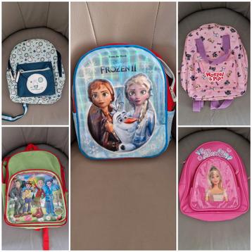 Nijntje, Frozen, Woezel en Pip, Barbie, Orry schooltassen beschikbaar voor biedingen