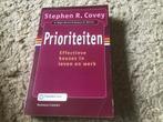 Prioriteiten - Stephen Covey. Opbr giro555, Boeken, Ophalen of Verzenden, Gelezen