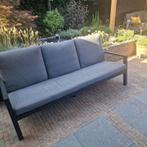 Loungebank Bezano | 3-persoons | Matt Black/Grey | Aluminium, Tuin en Terras, Tuinsets en Loungesets, Ophalen, Gebruikt, 3 zitplaatsen