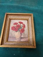 schilderij bloemen H Schallenberg in gouden lijst, Huis en Inrichting, Woonaccessoires | Schilderijen, Tekeningen en Foto's, Ophalen of Verzenden
