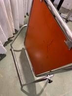 Vintage Verchroomde Passpiegel Schoenenwinkel - 40x60 cm, Ophalen, Minder dan 50 cm, Gebruikt, Minder dan 100 cm