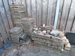 GRATIS tegels en stenen, Tuin en Terras, Tegels en Klinkers, Ophalen, Gebruikt, 10 m² of meer, Beton
