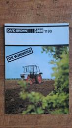 Folder DAVID BROWN CASE  tractor, trekker 1190, Ophalen of Verzenden, Zo goed als nieuw, Folder