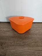 Vintage Tupperware Afvalbakje Oranje, Ophalen of Verzenden, Gebruikt, Oranje, Bak of Kom