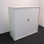 Roldeurkast, Gispen Meta, 120x47x118cm (bxdxh) Wit RD71, Gebruikt, 100 tot 150 cm, -, 100 tot 150 cm