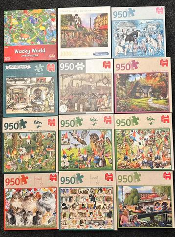 Puzzels diverse  merken: Jumbo, Clementoni, Goliath beschikbaar voor biedingen