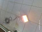 Massive halogeen bouwlamp max. 500w., Doe-het-zelf en Verbouw, Bouwverlichting, Ophalen, Gebruikt, 500 watt of meer, Lamp