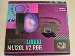 Cooler master MASTERLIQUID ML120L V2 RGB waterkoeler, Computers en Software, Ophalen, Zo goed als nieuw, Waterkoeling