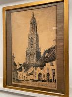 Curenatoren te Rhenen, grote ets door Joh. LeRoy, Antiek en Kunst, Ophalen of Verzenden