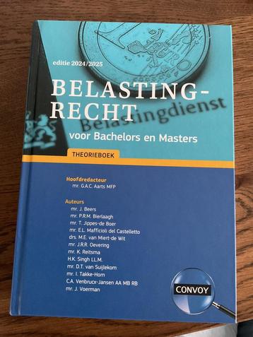 BELASTING RECHT THEORIEBOEK EDITIE 2024/2025 beschikbaar voor biedingen