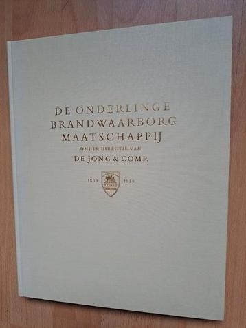 GEDENKBOEK De Onderlinge Brandwaarborg Mij. De Jong & Co. beschikbaar voor biedingen