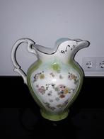 Antieke grote Engelse Kan gebloemd, Antiek en Kunst, Antiek | Porselein, Verzenden