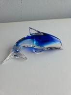 Glazen dolfijn decoratie, Schaal, Ophalen of Verzenden, Overige vormen, Glas