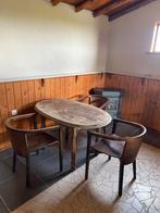 Tafel + stoelen, Huis en Inrichting, Ophalen, Gebruikt
