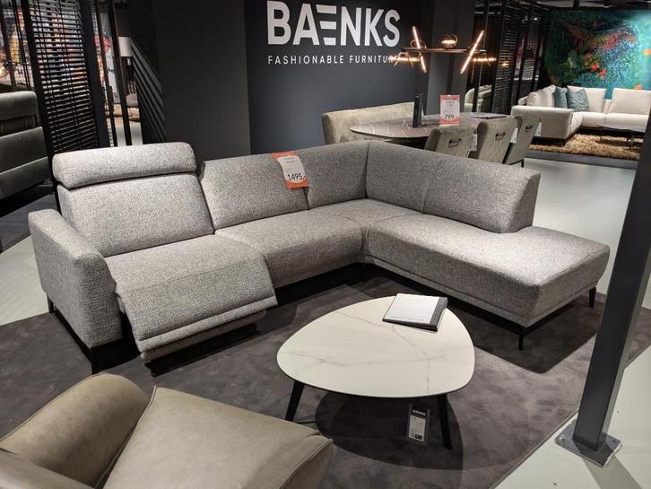 NU NIEUWE HOEKBANK MET RELAX VOOR STUNTPRIJS, Huis en Inrichting, Banken | Bankstellen, Nieuw, Hoekbank, Vierpersoons of meer