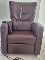 Elektrische relaxfauteuil, Ophalen, Gebruikt, 75 tot 100 cm, Leer