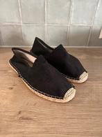 Zwarte espadrilles maat 38, Ophalen of Verzenden, Zo goed als nieuw, Zwart, Espadrilles of Moccasins