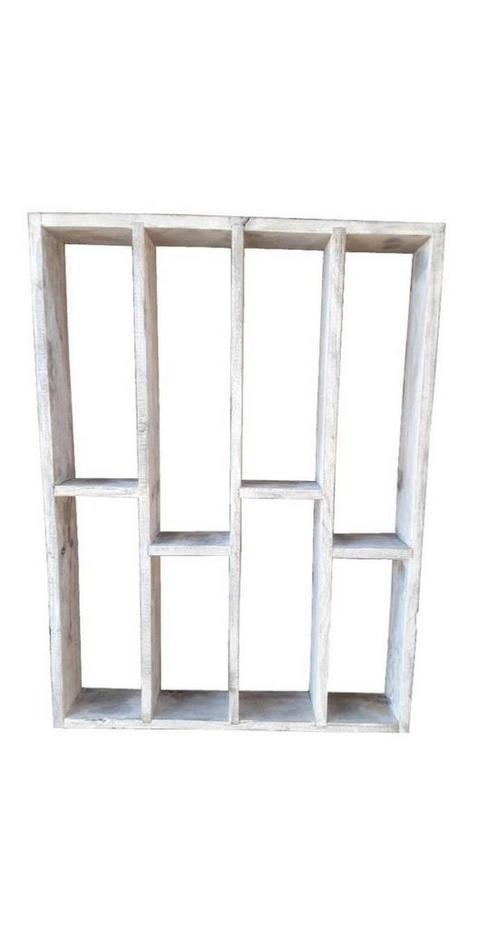 Wijnrek - hout - landelijk, Huis en Inrichting, Woonaccessoires | Wijnrekken, Zo goed als nieuw, Minder dan 50 cm, 5 tot 15 flessen
