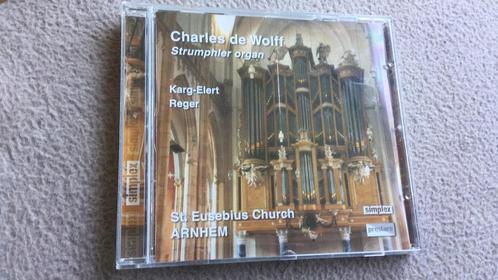 Charles de Wolff - Sigfrid Karg-Elert & Max Reger, Cd's en Dvd's, Cd's | Klassiek, Zo goed als nieuw, Overige typen, Classicisme