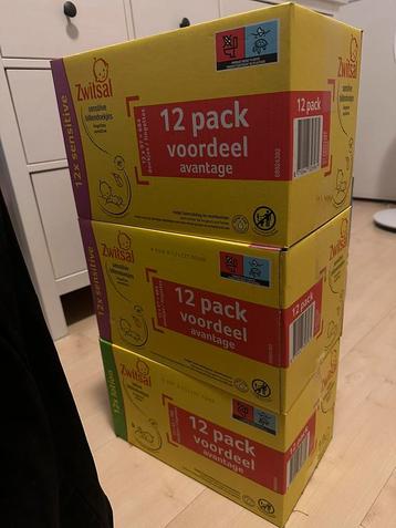 Nieuw!! Zwitsal billendoekjes, 3 dozen beschikbaar voor biedingen