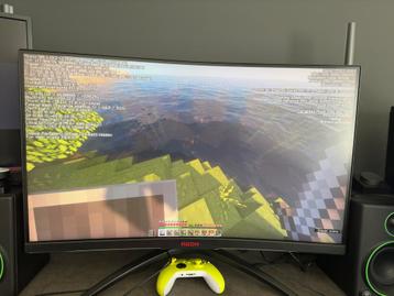 AOC 32" inch 1440p 144Hz Curved Gaming Monitor beschikbaar voor biedingen
