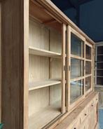 Teakhout Winkelkast | Buffetkast | Servieskast #2639, Niet ingevuld, Gebruikt, Met deur(en), 200 cm of meer