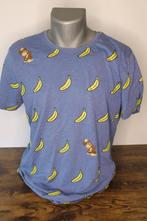 Super Mario T-shirt Donkey kong Banana maat L, Kleding | Heren, Maat 52/54 (L), Blauw, Ophalen of Verzenden, Zo goed als nieuw
