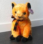Ty Beanie Buddy Scared-e poes oranje Halloween met hartlabel, Ophalen of Verzenden, Zo goed als nieuw, Poes