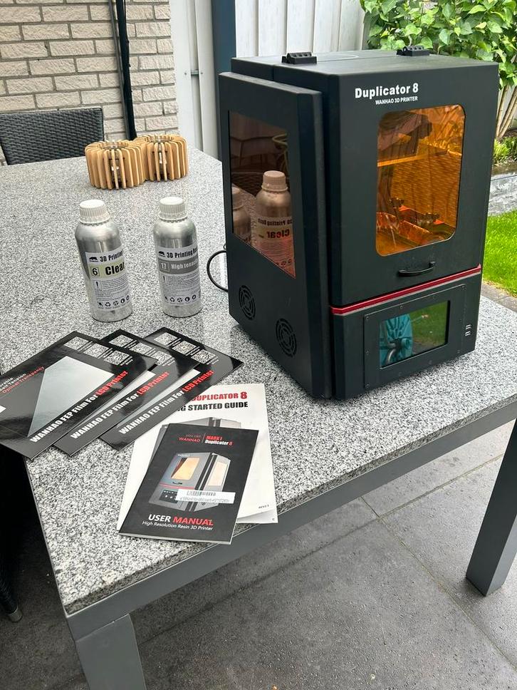 Wanhao Duplicator 8 Resin Printer – Complete set, Computers en Software, 3D Printers, Gebruikt, Ophalen