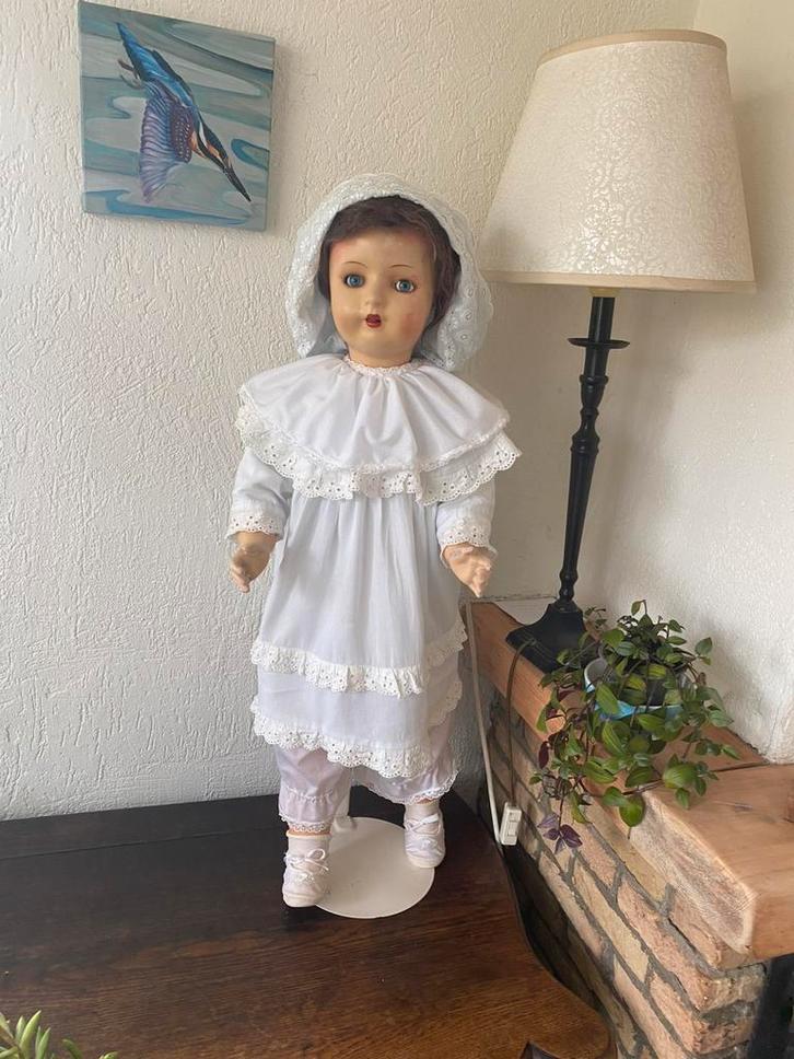 Lieve looppop van 1948, Verzamelen, Poppen, Gebruikt, Pop, Ophalen