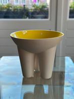 Cor Unum vaas keramiekobject 90s design Theo Potmeer - geel, Antiek en Kunst, Antiek | Keramiek en Aardewerk, Ophalen of Verzenden