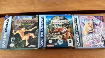 Game Boy Advance - Tarzan, Harry Potter, Barbie beschikbaar voor biedingen