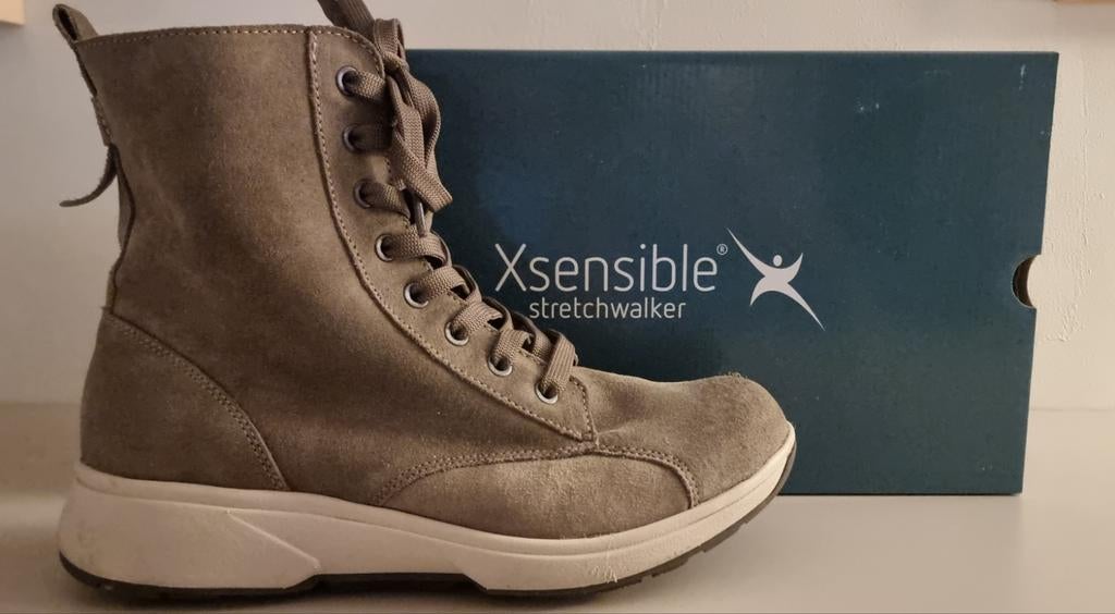 Xsensible dames boots/ hoge sneakers Asti, taupe 40 H, Xsensible, Overige kleuren, Nieuw, Ophalen of Verzenden
