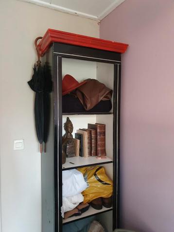 Vintage boekenkast/opbergkast - afbeelding 3