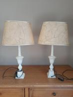 Twee mooie tafellampen met kap gekocht bij Straluma, Zo goed als nieuw, 50 tot 75 cm, Ophalen