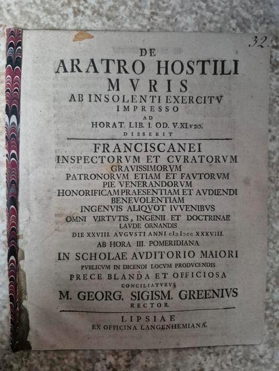 Artrose hostili MVRIS 1738, Antiek en Kunst, Antiek | Boeken en Bijbels, Ophalen of Verzenden